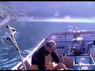 Portrait d'un Pêcheur sur le Lac du Bourget