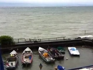 Trop de vent sur le Léman