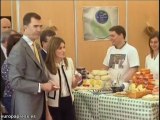 Príncipes de Asturias visitan la 'Feria del Queso'