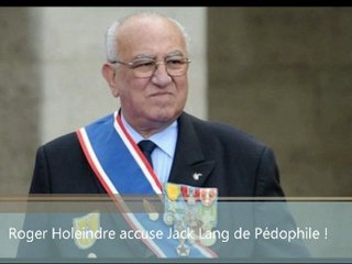 1998 : Roger Holeindre accuse Jack Lang de Pédophile