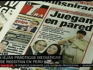 Viejas prácticas mediáticas a 4 días de los comicios en P