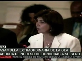 OEA Asamblea extraordinaria aborda reingreso de Honduras