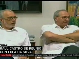 Lula visita Cuba para reunirse con Raúl Castro