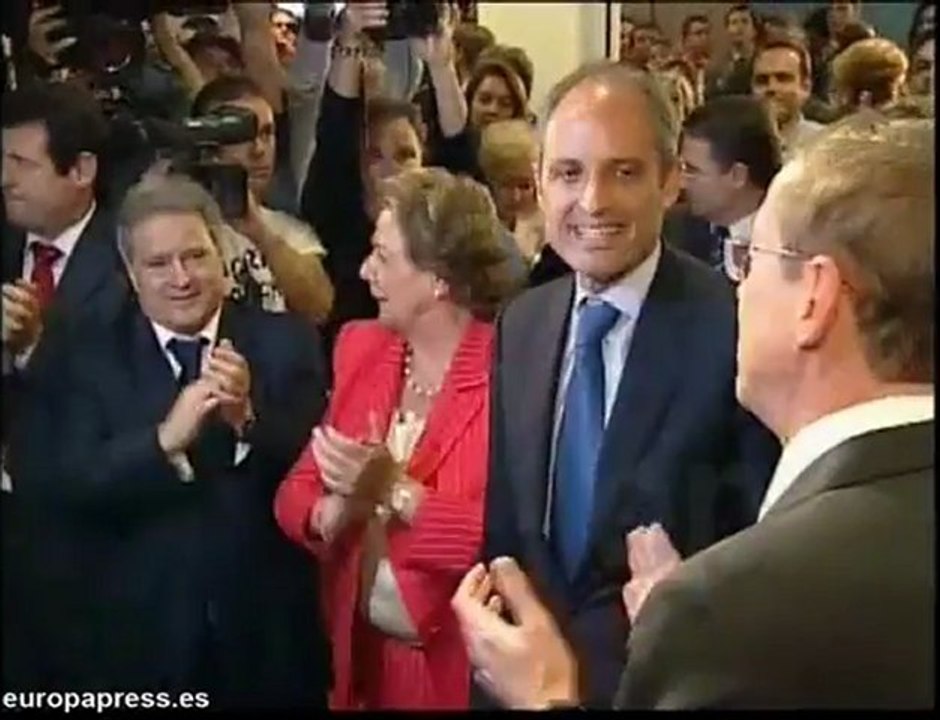 Apoyo popular al presidente valenciano