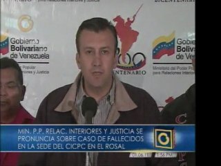 MIJ se pronuncia sobre caso de CICPC El Rosal