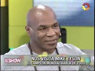 noticiaya.com - Mike Tyson visitó Este es el show