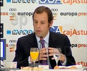 Rosell critica la actitud de Laporta en el Club