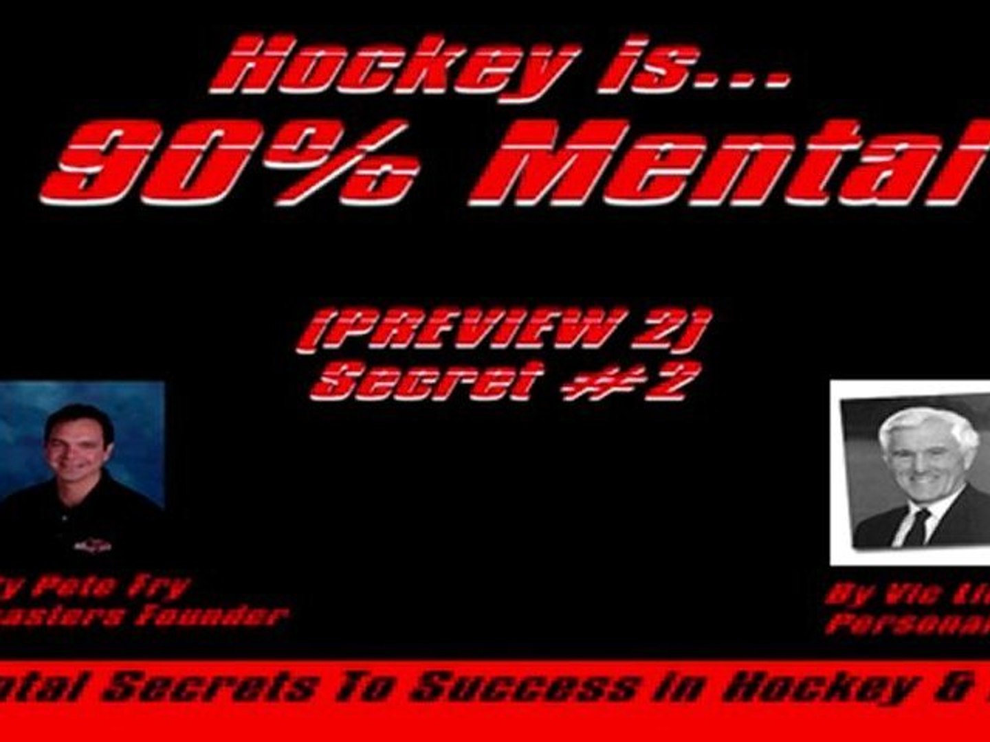 ⁣90% Mental Hockey Audiobook Secret #2 Preview a Fry & Lindal
