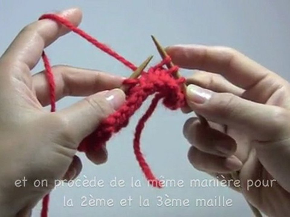 De fil en aiguille 12 - Surjet triple maille centrale