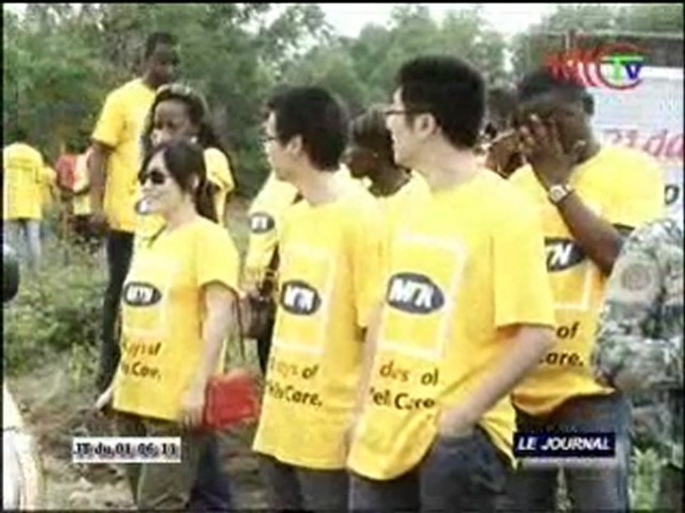 MTN Congo réalise un planting d’arbres à la forêt de la patte d’oie