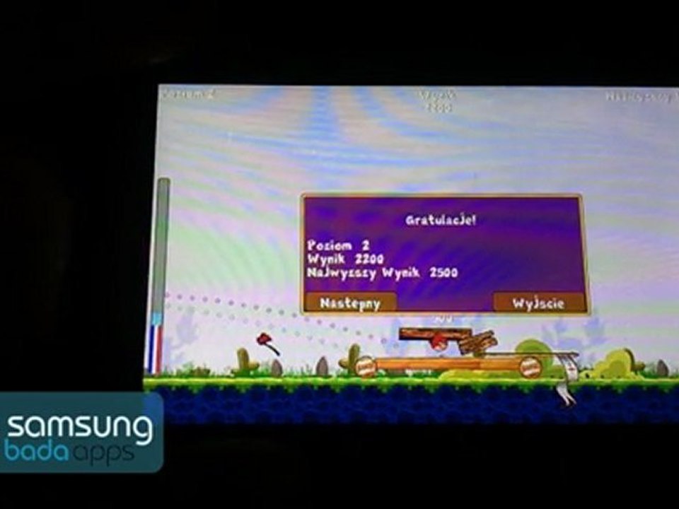 Angry Birds for Bada: (Java) Demo on Samsung Wave ...