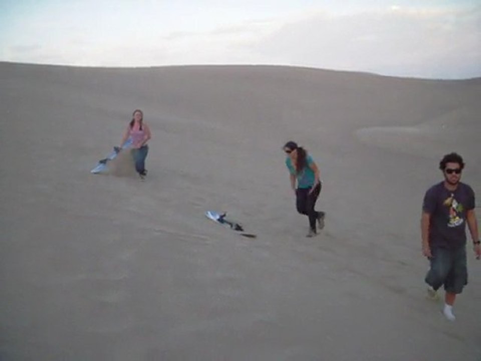 Sandboarding in huacachina