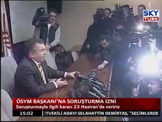 ÖSYM Başkanı'na Soruşturma İzni