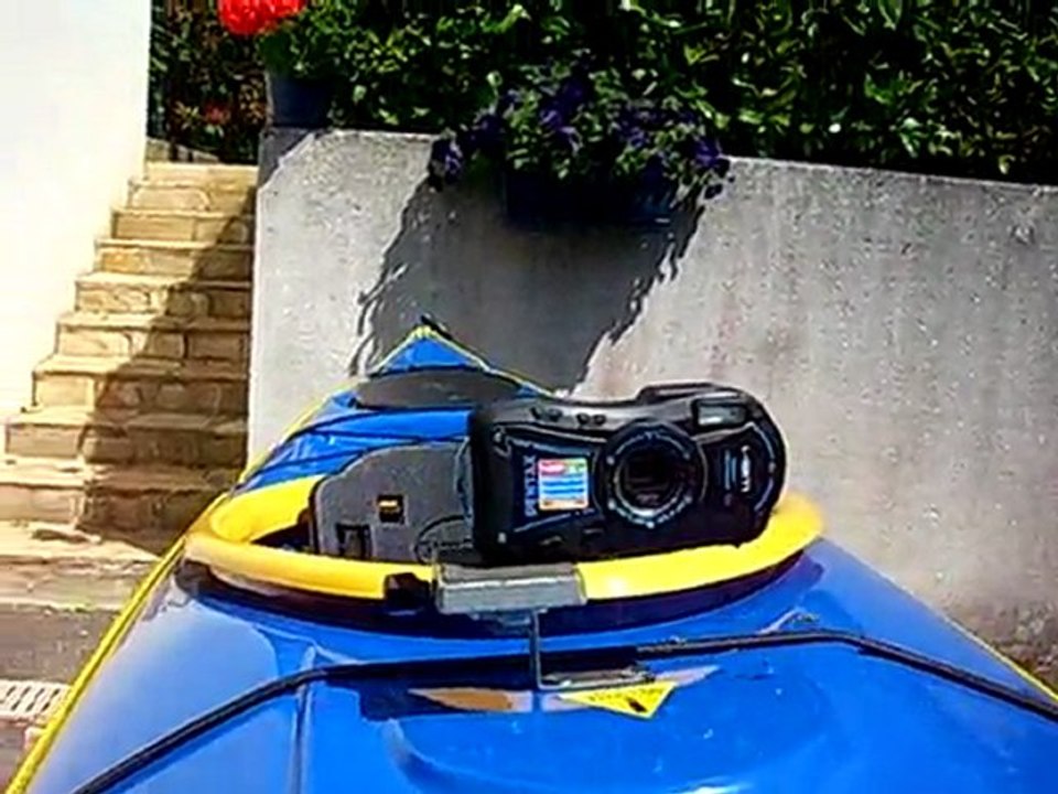 Le kayak et le système de filmage