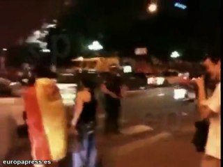 La Policía interviene en Cibeles