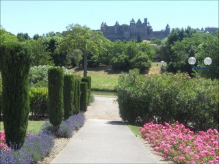 La Cité de Carcassonne Aude "La Fin du Printemps"