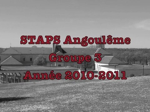 Diapo STAPS // Angoulême Groupe 3