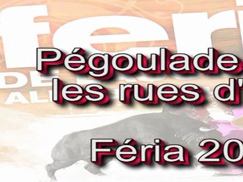 Alès Féria 2011 - Pégoulade dans les rues de la ville