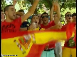 España da la bienvenida a 'La Roja'