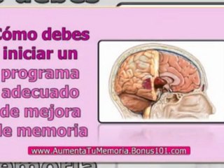 como mejorar la memoria - tecnicas para memorizar - como memorizar textos