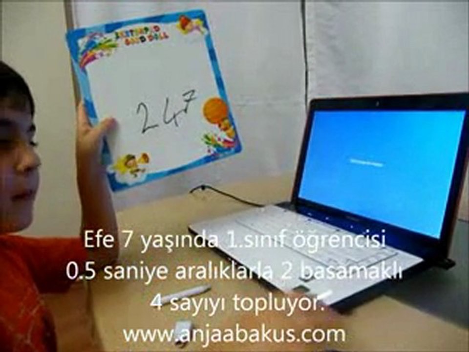 Anja Mental Aritmetik 0.5 SANİYE ARALIKLARLA 2 BASAMAKLI 4 SAYISININ TOPLANMASI