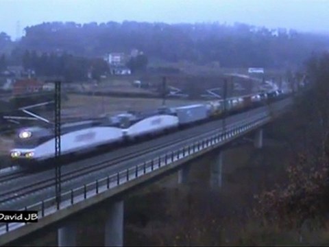 Primer tren de mercancías en ancho internacional