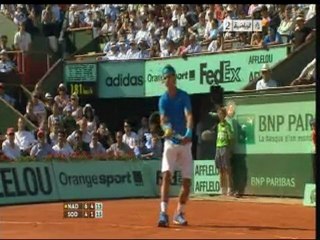 Nadal × Soderling set 2 part 3