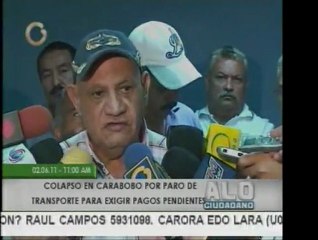 Colapsa Carabobo por paro de transporte
