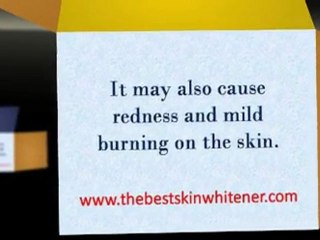 Skin Whitener Products: Side Effects Of Hydroquinone