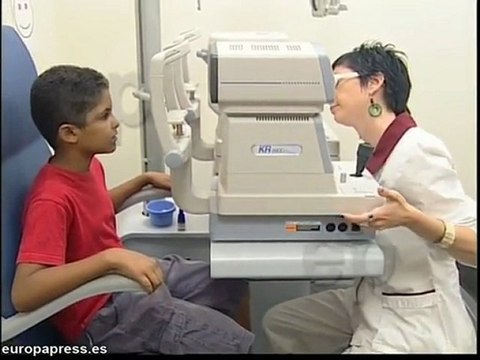 Revisión ocular a los niños de acogida