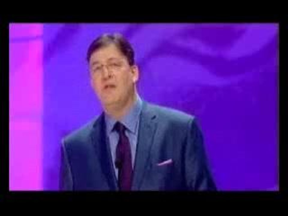 Mischa presenting at the Baftas 2.12.05