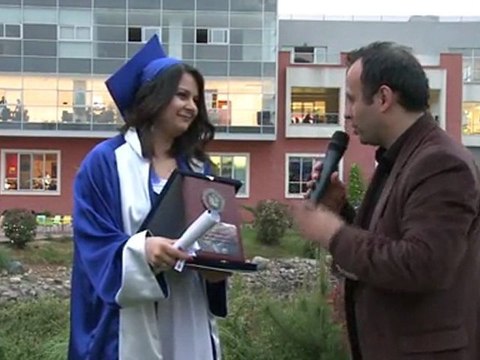 Okan Üniversitesi 2010 -2011 Mezuniyet Töreni Üniversite 1.si Nagihan TEZCAN