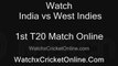 where can I watch full T20 matches match between West Indies Vs India