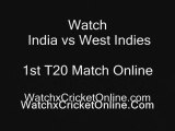 watch India Vs West Indies live first T20 matchers