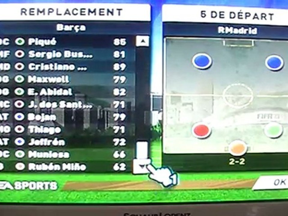 FiFa 11 sur WII