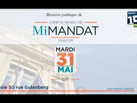 Compte rendu de mi-mandat du 31/05/11