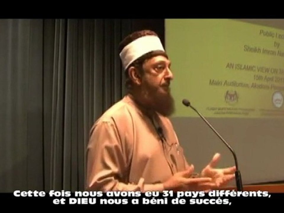 Sheikh Imran Hosein - Une vue islamique sur le soulèvement arabe... partie 1