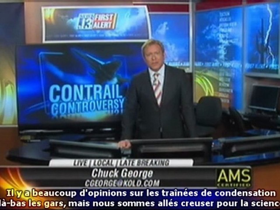 La chaîne Kold News 13 aborde la question des Chemtrails...