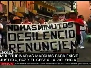 Convocan a nueva marcha contra violencia en México