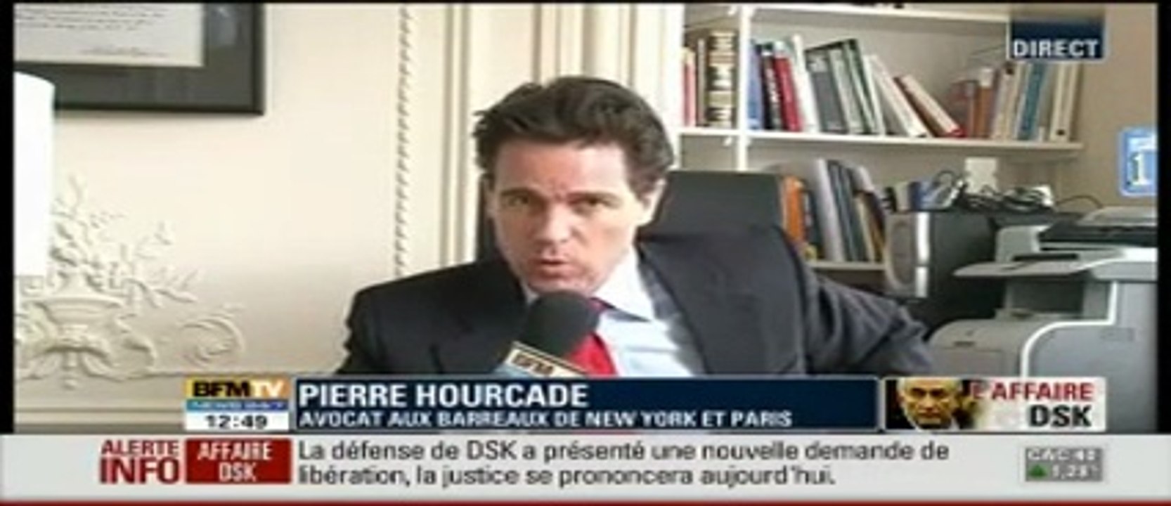 French Lawyer Pierre Hourcade BFMTV France French Attorney and Solicitor
