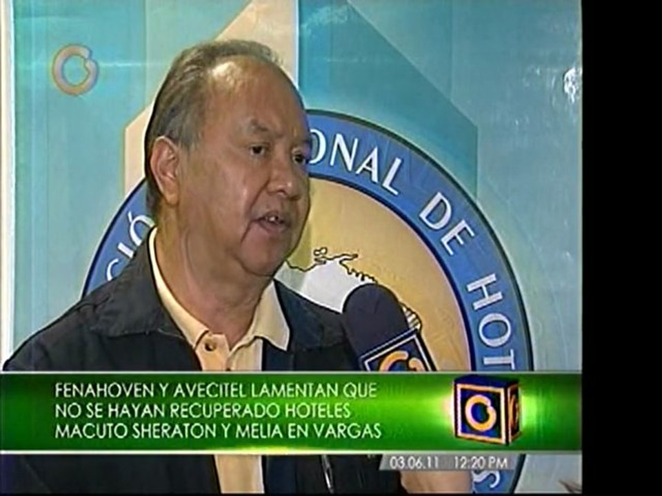 Federación Hotelera Nacional comentan sobre hoteles abandonados de en Vargas