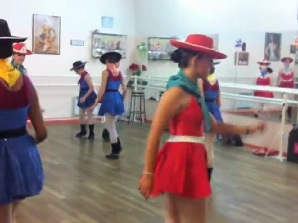Danse country-répétition