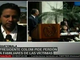 Download Video: Colom pide perdón a familias de estudiantes desaparecidos