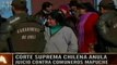 Corte Chilena anula juicio contra comuneros mapuche