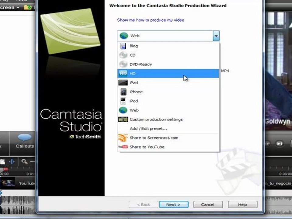 Como Quitarle Las Orillas Negras a Los Videos Con Camtasia