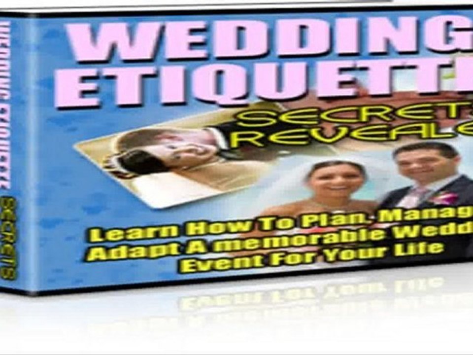 Wedding Etiquette for Your Day