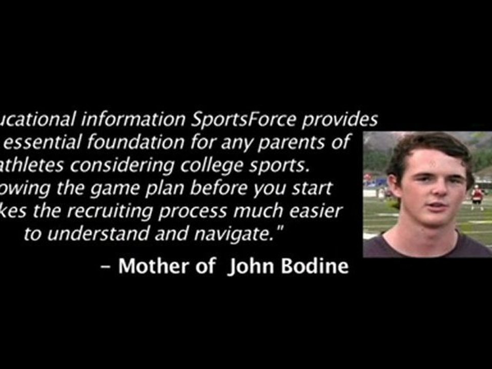 Introduction to SportsForce