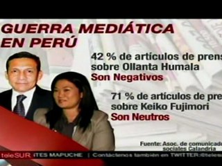 Los medios favorecen a Keiko Fujimori