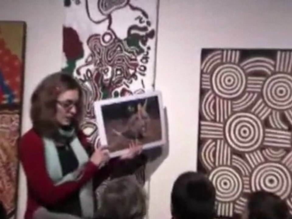 Exposition Grand Nord Grand Sud, artistes inuit et aborigènes visitée avec la classe de CP de l'école jean Macé Brest - Novembre 2010