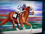 Contemporary Oil Paintings Secretariat Step By Step Impressionism By Colorado Artist Jennifer Morrison